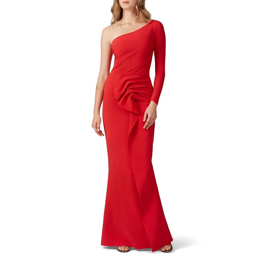 Chiara Boni La Petite Robe Kimina‎ Gown In Red Size 38 (MSRP $995)